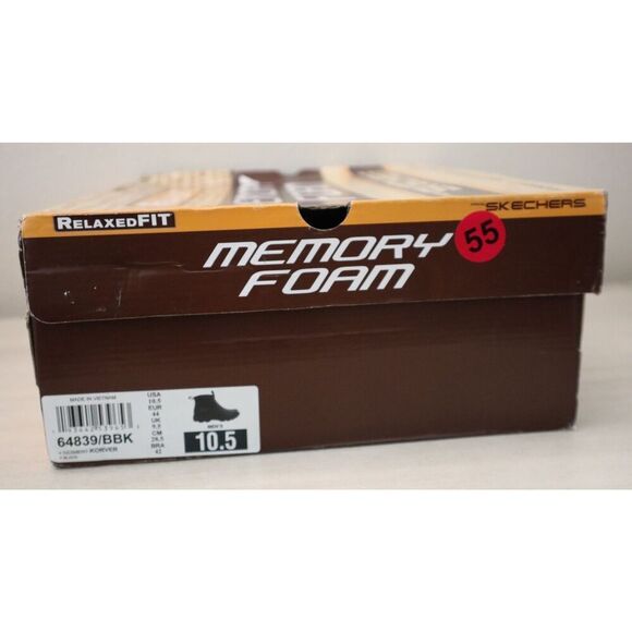 Skechers 64839 Men's 10.5M Black Resment-Korver Relaxed Fit Chelsea Boots - Picture 12 of 12